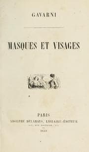 Tapa de Masques et visages