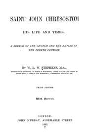 Tapa de Saint John Chrysostom, his life and times