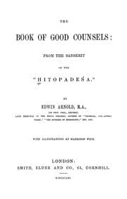 Tapa de The book of good counsels