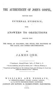 Tapa de The authenticity of John's Gospel