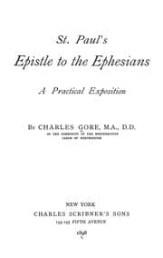 Tapa de St. Paul's Epistle to the Ephesians