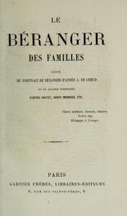 Tapa de Le Béranger des familles