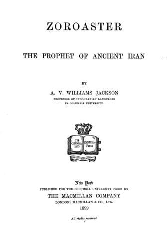 Tapa de Zoroaster