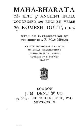 Tapa de Mahabharata