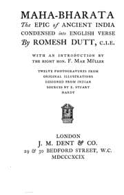 Tapa de Mahabharata
