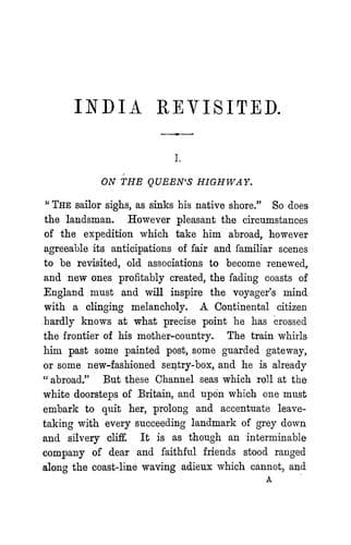 Tapa de India revisited