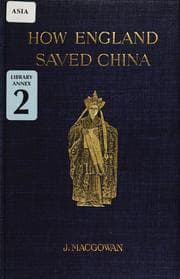 Tapa de How England saved China