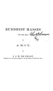 Tapa de Buddhist masses for the dead at Amoy