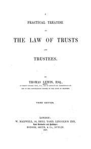 Tapa de A practical treatise on the law of trusts