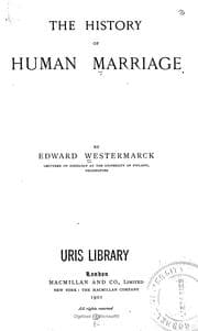 Tapa de The history of human marriage