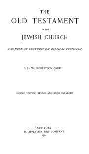 Tapa de The Old Testament in the Jewish Church