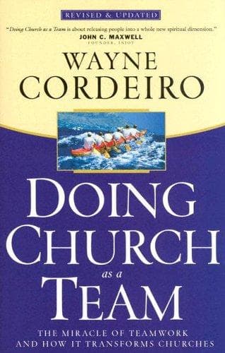 Tapa de Doing church as a team