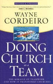 Tapa de Doing church as a team