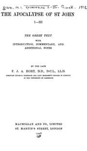 Tapa de The Apocalypse of St. John I-III
