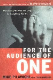 Tapa de For the audience of one