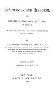 Tapa de Brāhmanism and Hindūism : or, Religious thought and life in India