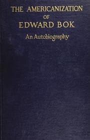 Tapa de The Americanization of Edward Bok