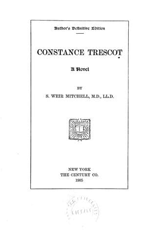 Tapa de Constance Trescot