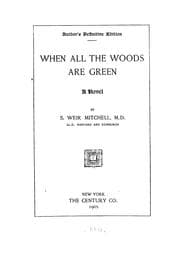 Tapa de When all the woods are green