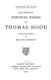 Tapa de The complete poetical works of Thomas Hood