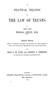 Tapa de A practical treatise on the law of trusts