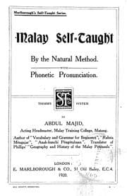 Tapa de Malay self-taught by the natural method