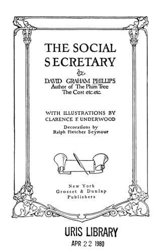Tapa de The social secretary