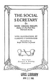 Tapa de The social secretary