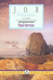 Tapa de Job Wrestling With God (Lifeguide Bible Study)