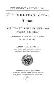 Tapa de Via, veritas, vita: lectures on "Christianity in its most simple and intelligible form."
