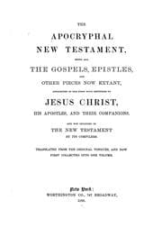 Tapa de The Apocryphal New Testament