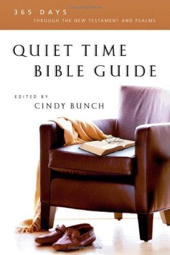 Tapa de Quiet time Bible guide