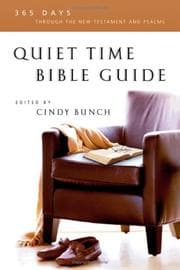 Tapa de Quiet time Bible guide