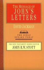 Tapa de The message of John's letters