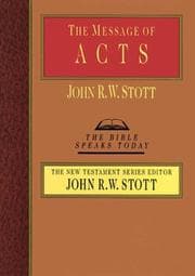 Tapa de The message of Acts