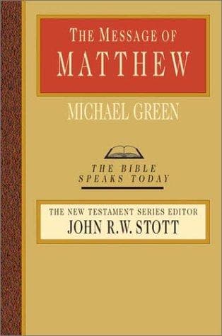 Tapa de The Message of Matthew