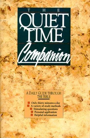Tapa de The Quiet time companion