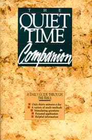 Tapa de The Quiet time companion