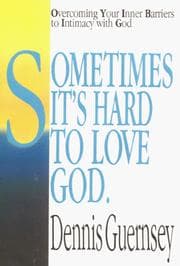 Tapa de Sometimes it's hard to love God