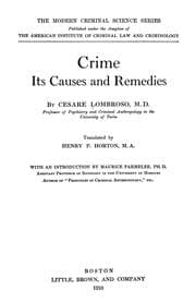 Tapa de Crime, its causes and remedies