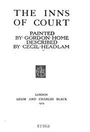 Tapa de The Inns of Court