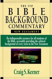Tapa de The IVP Bible Background Commentary