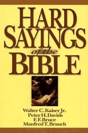 Tapa de Hard sayings of the Bible