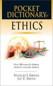 Tapa de Pocket dictionary of ethics
