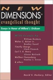Tapa de New Dimensions in Evangelical Thought