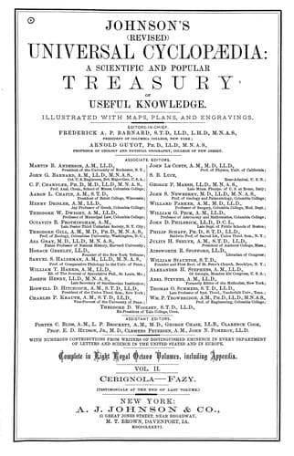 Tapa de Johnson's (revised) universal cyclopaedia