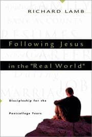 Tapa de Following Jesus in the "real world"