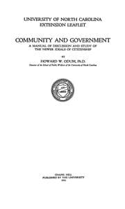 Tapa de Community and government