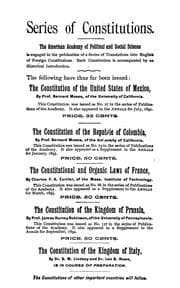 Tapa de Constitution of the kingdom of Italy