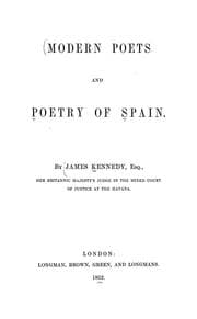 Tapa de Modern poets and poetry of Spain